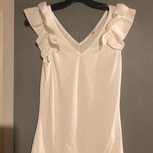 Women’s white dressy tank